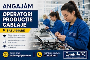 Igrasto HR Angajeaza operator productie in Satu Mare