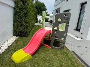 Topogan Smoby copii cu pereti catarare 