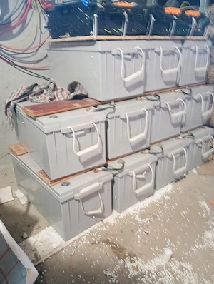 Baterii acumulatori AGM GEL 12V 250Ah stocare fotovoltaice UPS centrală rulotă cabană barcă - imagine 3