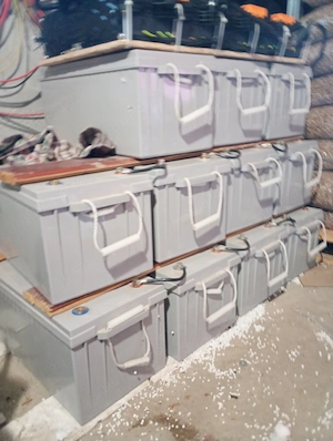 Baterii acumulatori AGM GEL 12V 250Ah stocare fotovoltaice UPS centrală rulotă cabană barcă - imagine 4