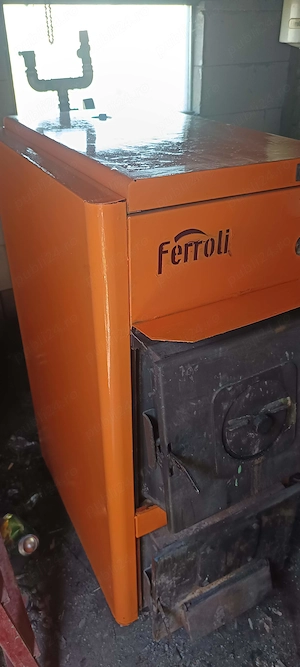 Vând centrala pe lemne și cărbuni Ferroli fsb pro 30 kw 
