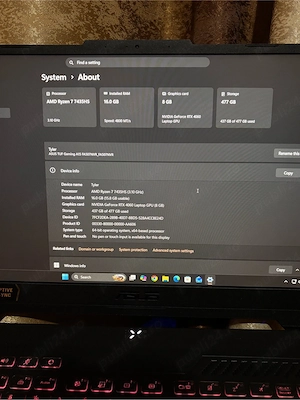  Vând Laptop ASUS TUF Gaming 
