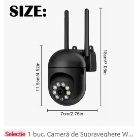 Mini camera ip full HD  Stare noua
