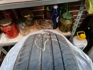 Anvelope 215 60 r17 Michelin și Continental și 4 jenți (roți) originale bmw r16 - imagine 7
