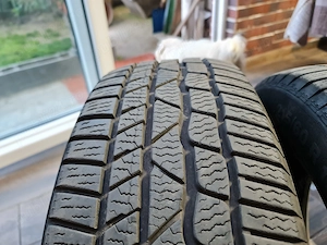 4 roți jante bmw și 2 Anvelope 215 60 r17 continental iarna și 2 Anvelope Michelin vară  - imagine 3