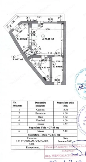 Garsonieră 32,57 mp | Zona Dacia – Piața Gemeni | 14 min de Piața Romană - imagine 9