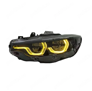 Faruri LED BMW F32 / F33 / F36 / F80 / F82– Dual Color DRL Switchback - imagine 4