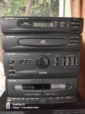 Sistem Audio Vintage Sharp CD-S360   Hi-Fi Mini Component (Anii '90)