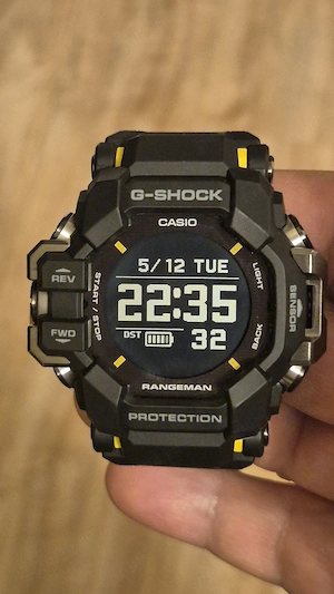 Ceas casio G-Shock GPR-H1000-1ER Master of G-Land Rangemen Bluetooth GPS Solar Hear Rate 6 Sensor