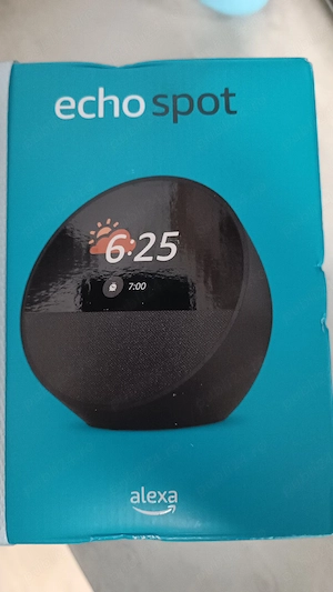 Vând boxa smart Amazon Echo Spot  Display touch 2.83" Wi-Fi Negrul
