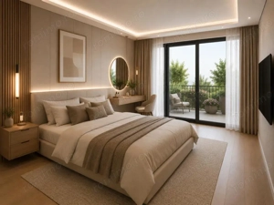 APARTAMENT 3 CAMERE IN COMPLEX CU PREMIU DE ARHITECTURA, PARC PRIVAT, LAC  - imagine 3