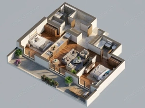 APARTAMENT 3 CAMERE IN COMPLEX CU PREMIU DE ARHITECTURA, PARC PRIVAT, LAC  - imagine 5