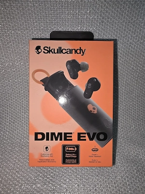 Căști wireless Skullcandy - Dime Evo, TWS, True Black