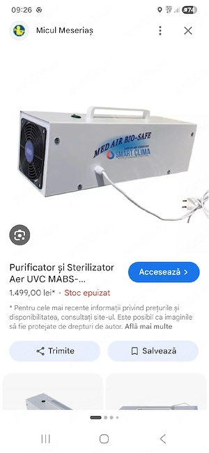 aparat purificator