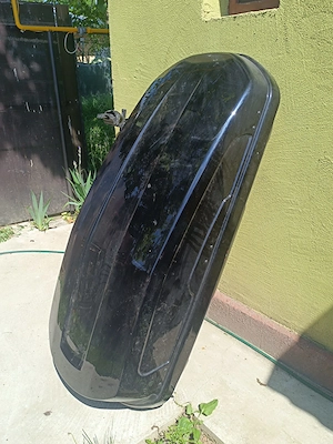 Cutie Portbagaj 470L Negru Lucios + Picioare Thule Evo Clamp 7105 – București - imagine 5