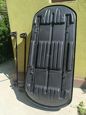 Cutie Portbagaj 470L Negru Lucios + Picioare Thule Evo Clamp 7105 – București - imagine 2