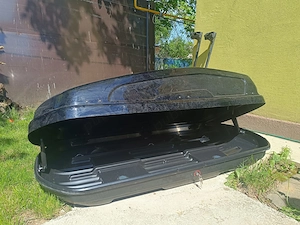 Cutie Portbagaj 470L Negru Lucios + Picioare Thule Evo Clamp 7105 – București - imagine 3