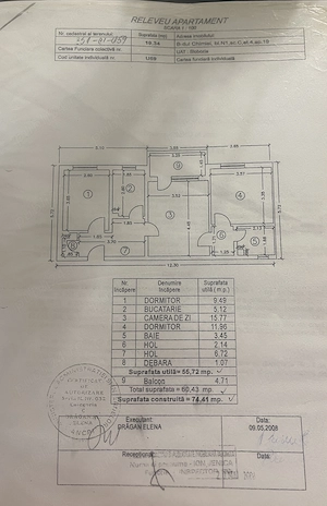 Apartament 3 camere - imagine 6