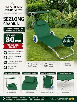 Sezlong gradina