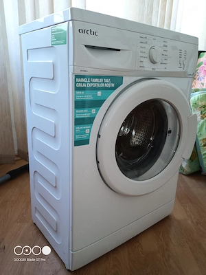 Masina de spalat rufe slim Arctic EF5100A+, 5 kg, 1000 rpm, Clasa A+, Alb