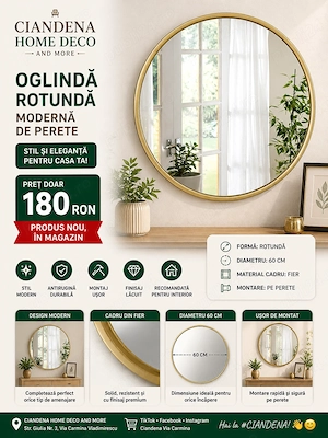 Oglinda rotunda