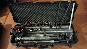 Macara video SCORPIO SDV-T700 KIT Carbon Fiber Jib Crane 7 Meter + Motorized Head 10 Kg Payload - imagine 3