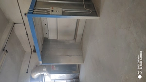 Cabina de pulverizat cu perdea de apa