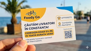 Livratori Bolt Food comision 5%