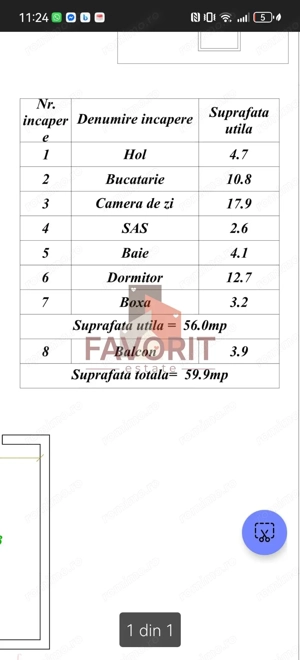 2 camere | mobilat si utilat | boxa | zona excelenta | - imagine 14