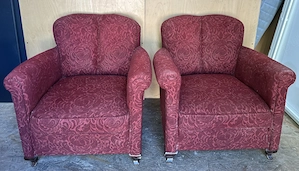 2 buc Fotoliu Vintage Stil Biedermeier; Fotoliu fix confortabil