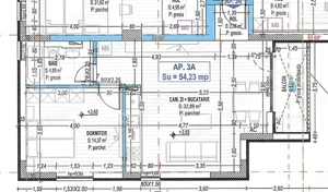 Apartament 2 camere, 54 mp utili, Calea Torontalului