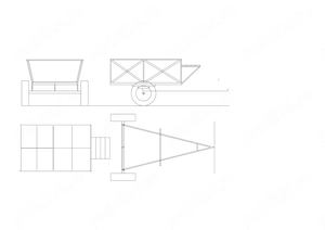 Construiesc la comandă remorcă agricolă pentru, TRACTOR,  MOTOCULTOR, ATV  - imagine 9