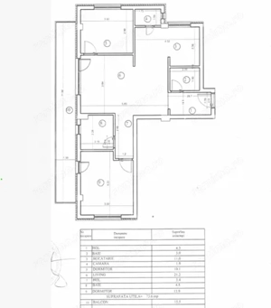 Apartament de vanzare, 3 camere, 2 bai, garaj + boxa, zona Subcetate - imagine 18
