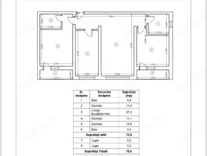 Apartament nou, 4 camere, 78,5 mp, Zona Ipotesti