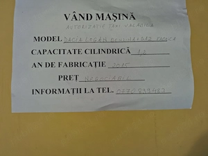 Logan + autorizație taxi CS 2030 - imagine 3