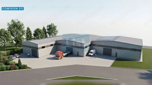 Comision 0%! Hala industriala 570 mp, teren 1234 mp, H 7 m, Apahida
