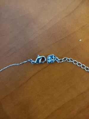 Lănțișor Swarovski Original - Pandantiv Inimi Împletite (Cristale) - imagine 2