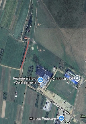Vând teren intravilan industrial Poplaca Sibiu 