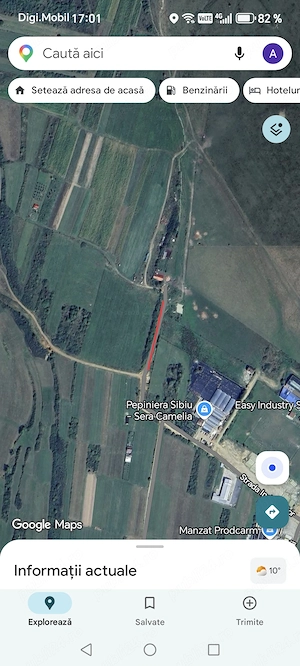 Vând teren intravilan industrial Poplaca Sibiu 