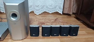 Sistem Home Cinema LG 5.1 + DVD Player + Subwoofer   complet