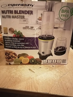 Vând ESPERANZA Nutri Blender. Nutri Master 