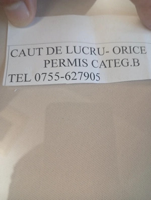 caut urgent de lucru orice în Tg Mureș 