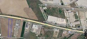 Teren logistic A1 km 25   17.000 mp   lângă Volvo - Bolintin Deal