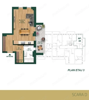 Apartament 24 D-1 camera-Future Residence-Zona Torontal-Piscina privata - imagine 2