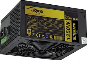 Sursa Monstru Akyga Ultimate 1250W   12x PCI-E   Ideala Gaming Mining--Ca Noua