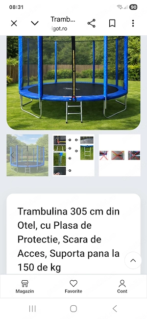 Trambulina de vanzare 