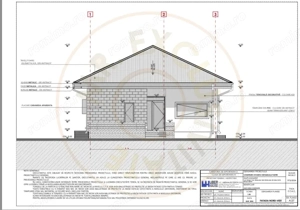 Teren cu proiect de casa pe parter langa Bucuresti