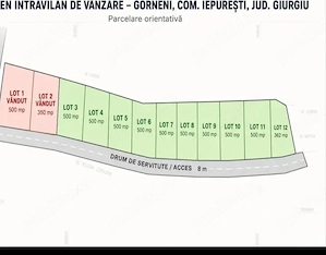 Loturi de teren pentru casa, Gorneni,utlitati,pret avantajos,cash sau rate pe 6 luni - imagine 2