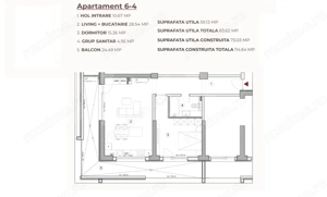 Apartament 2 camere, 83.62 mp intr-un ansamblu cu 0% Comision la Achiziție  - imagine 2
