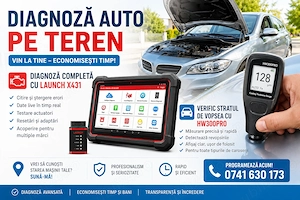 Servicii diagnoza auto. Tester auto. Verificare achizitie auto.